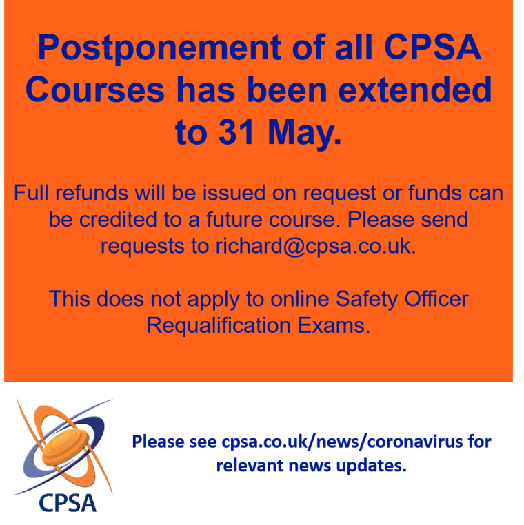 Courses Postponed
